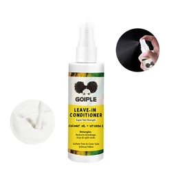 Wholesale Natural Tea Tree Hair Detangler Leave-In Cream Spray African Hair Serum Leave In Conditioner Milk Spray for Curly