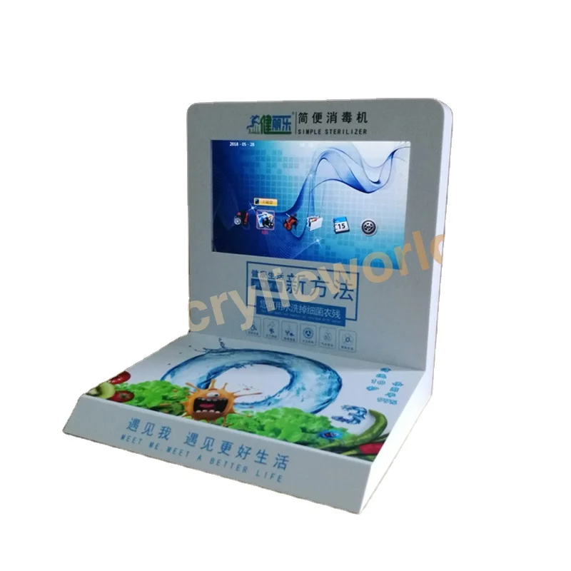 Factory OEM/ODM acrylic LCD video display,media display,acrylic touch screen display