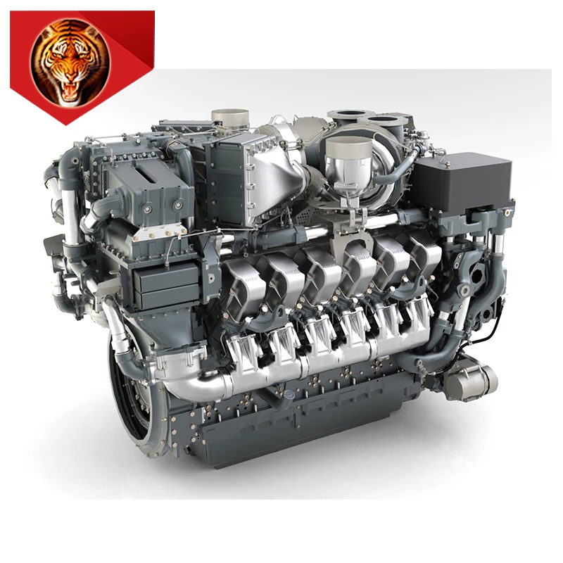 MTU USA original brand 90% refurbishment rebuild 12V 4000 S81 diesel engine
