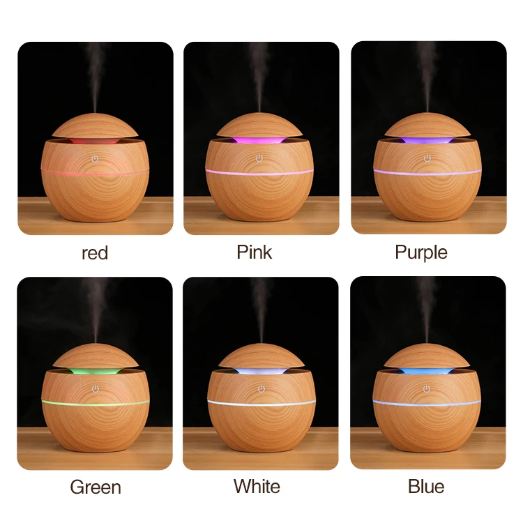 Hot sale Essential Mist Wooden Ultrasonic Oil Diffuser Portable Humidifier home appliances Air Diffuser humidifiier