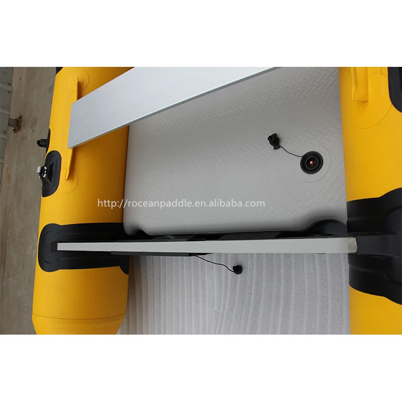 Inflatable Cataraft Boat Whitewater Cat Raft Catamaran Boat Yellow Pontoon Boat