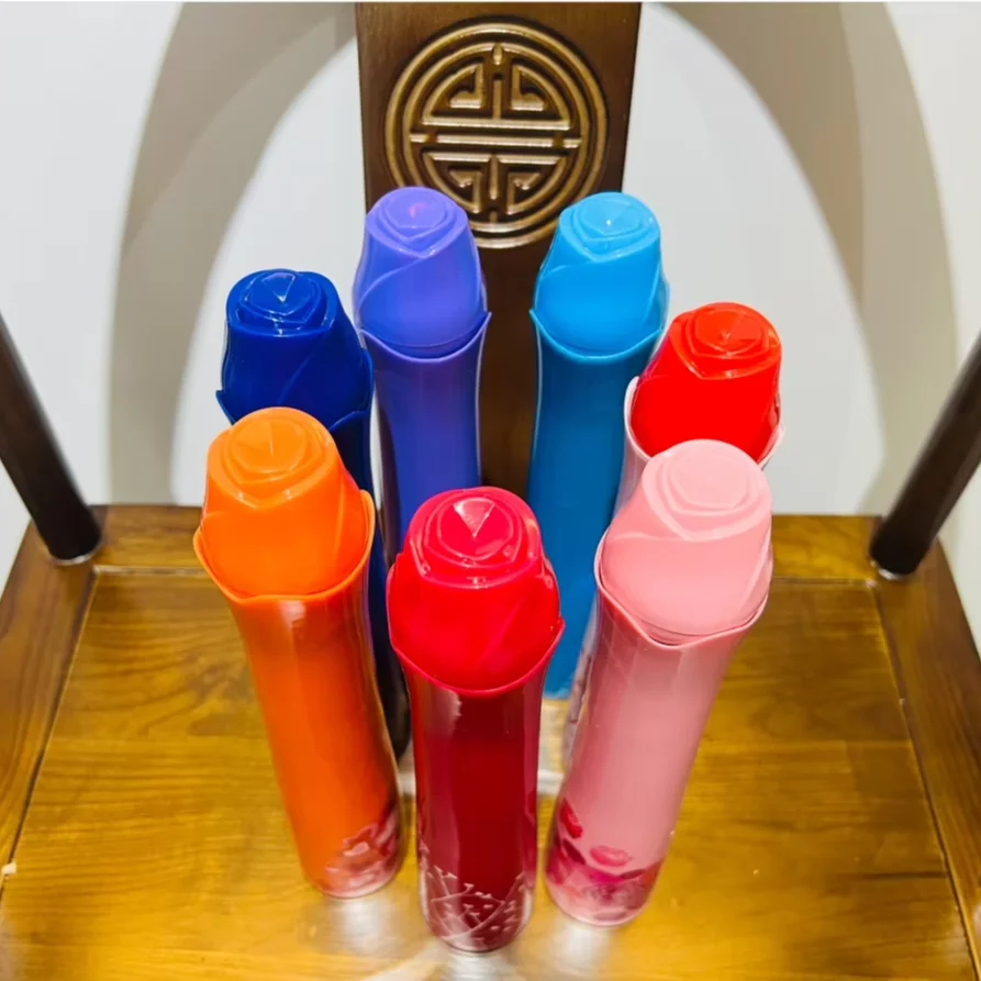 LS New different designs plastic flower rose bottle umbrella