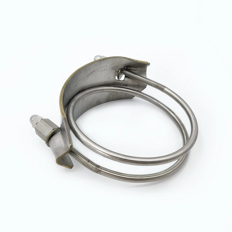 Stainless Steel 304/316 Tiger Clamp Spiral Double Bolt Clamp