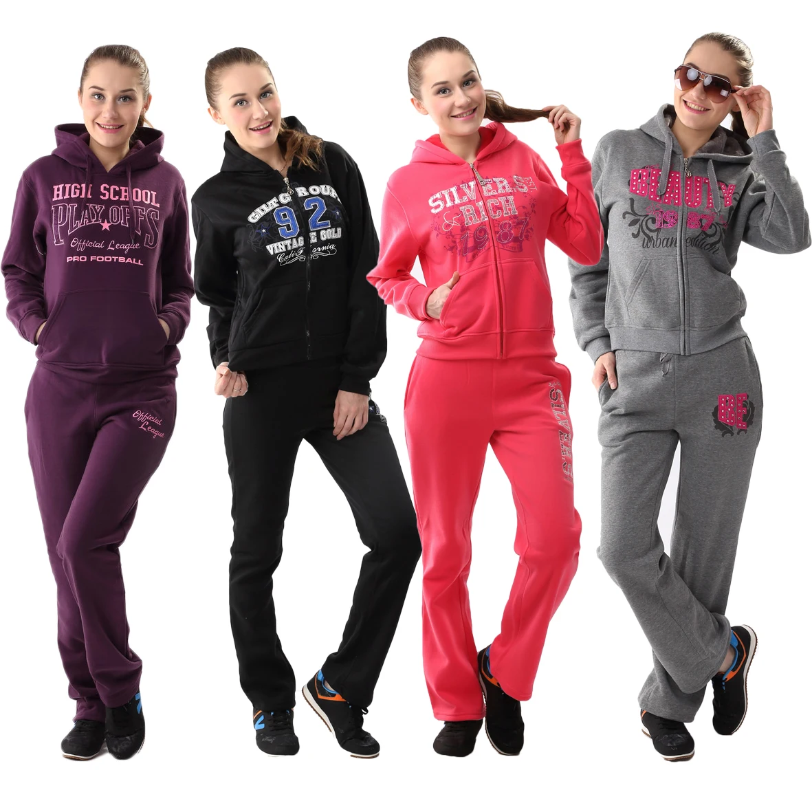 Wholesale Designer Women Plain Sweat Suits