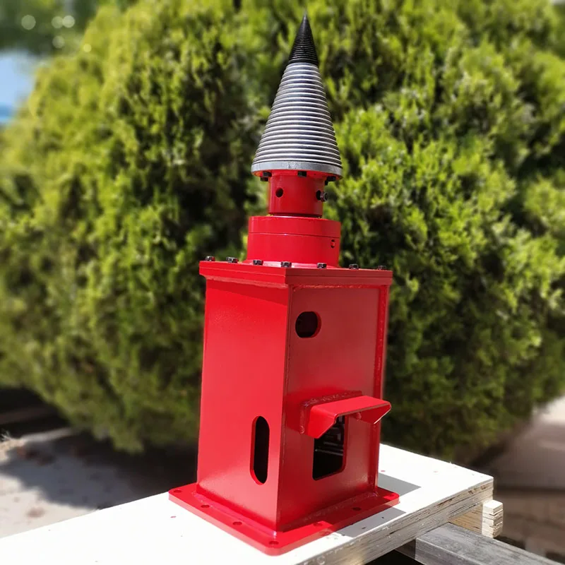 Factory Customized Hydraulic Screw Cone Log Splitter for Excavator Skid Steer Backhoe Loader