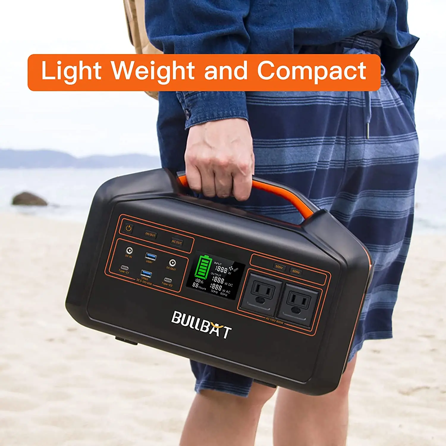 US Warehouse Low Shipping Cost Solar Energy System 81000mAh 800W Rechargeable Portable Power Station & Power Bank