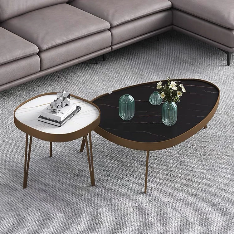 Винтажный индастриал в стиле лофт Ретро Шикарный Бронзовый Матовый центральный журнальный столик стол для гостиной мебель