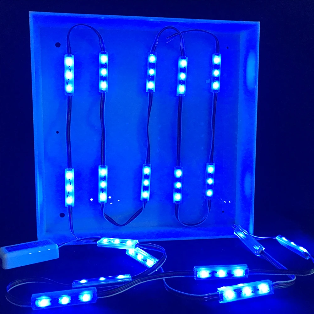 Темный свет 5050 RGB ic модуль 0 72 Вт 12 В энергосберегающий светодиод Инжекционный светодиодный smd круглый с объективом