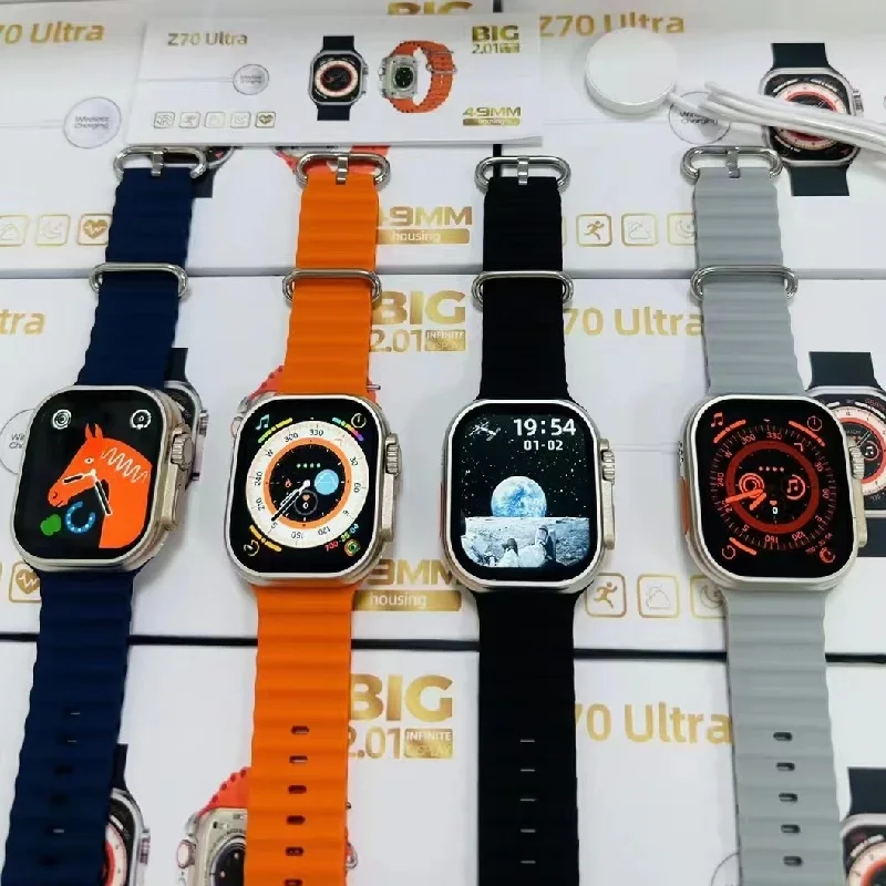Z70 ultra smartwatch 2.01 inch encoder IP68 waterproof sport smart watch smartwatch Z70ultra For Android IOS 49MM