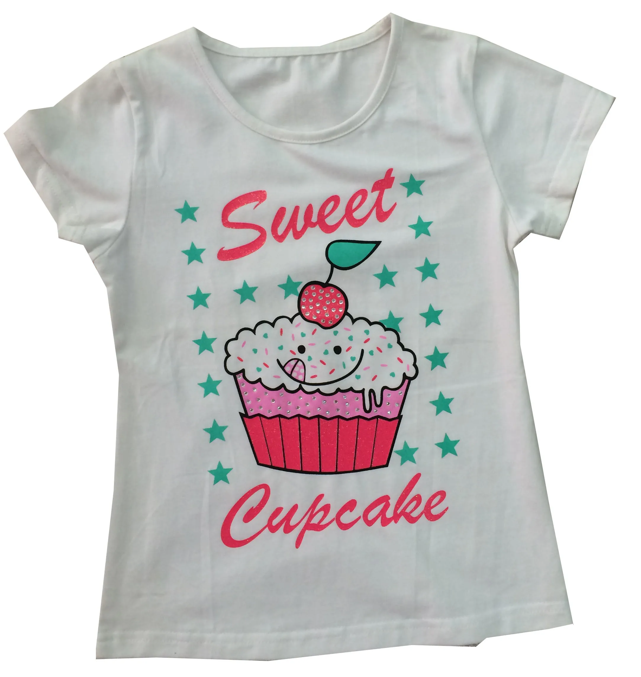 T- Shirt Tops For Kids Girls Funny Tee shirt Clothes  Printed Cotton Girls Summer Clothes