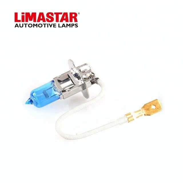 Limastar галогенная лампа H3 12 В 55 Вт PK22s супер белая Автомобильная противотуманная