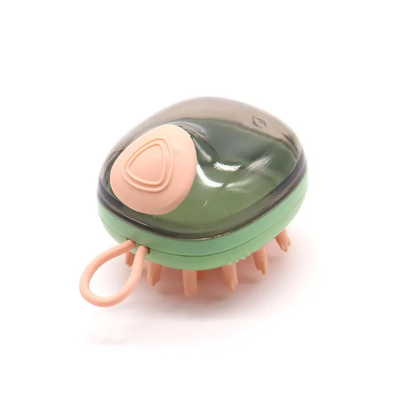 YYH Soft Safe Pet Cleaning Grooming Tools Dog Cat Bath Massage Brush Shampoo Dispenser 2 In 1 Dog Cat Shower Comb