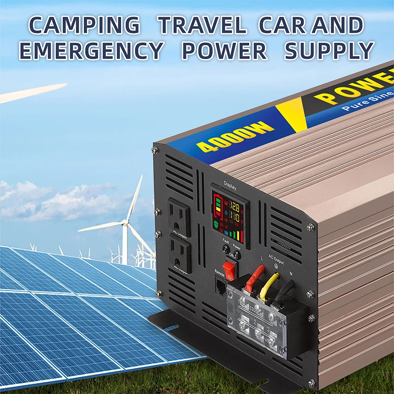Dc to Ac Power Inverter Price 600W 1000W 1500W 2000W 3000W 4000W 5000W Off Grid Customized Series Socket Solar Wave ROHS Support