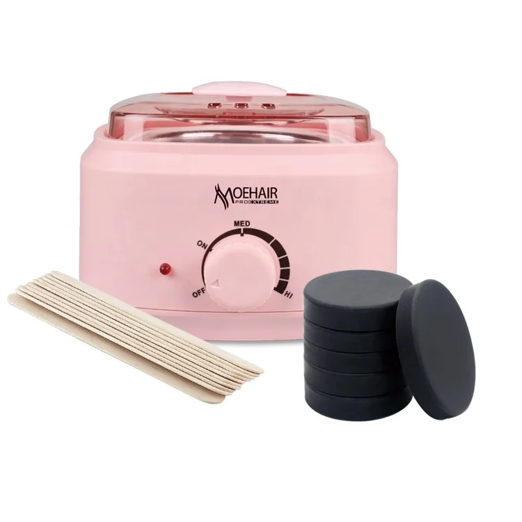 500ml 100W Professional Beauty Care Paraffin Melting Pot Dropshipping Mini Spa Body Depilatory Hair Removal Wax Heater Kit