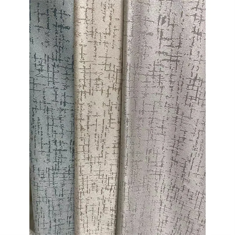 Chinese Factory Fabric Jacquard Curtain Fabrics Turkey 100% Polyester Blackout Curtain Fabric