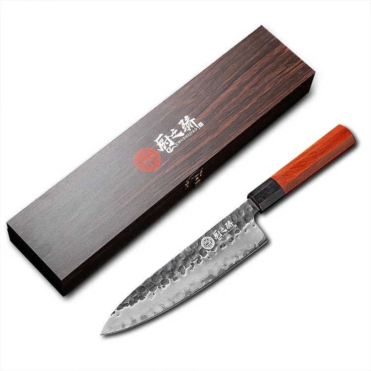 
Factory Wholesale Professional Eco-friendly Pure Manual Forging Kitchen Knife Set 