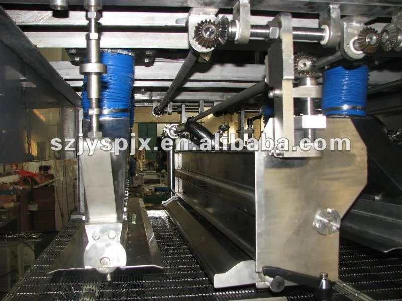 SJP600 high quality chocolate enrobing production line/chocolate coating machine