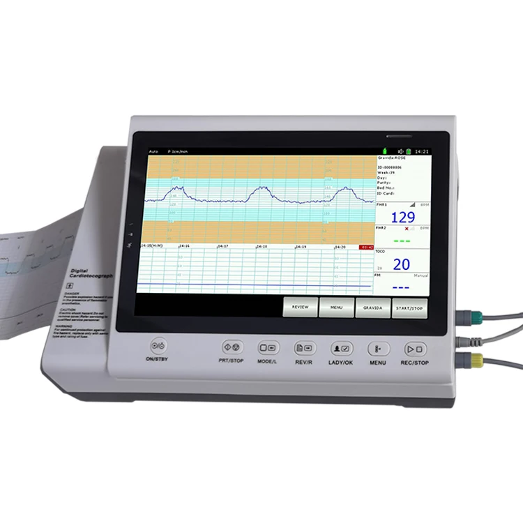 10,2 дюйма медицинские ультразвуковые инструменты детский монитор сердца цветной СВЕТОДИОДНЫЙ монитор фетальный