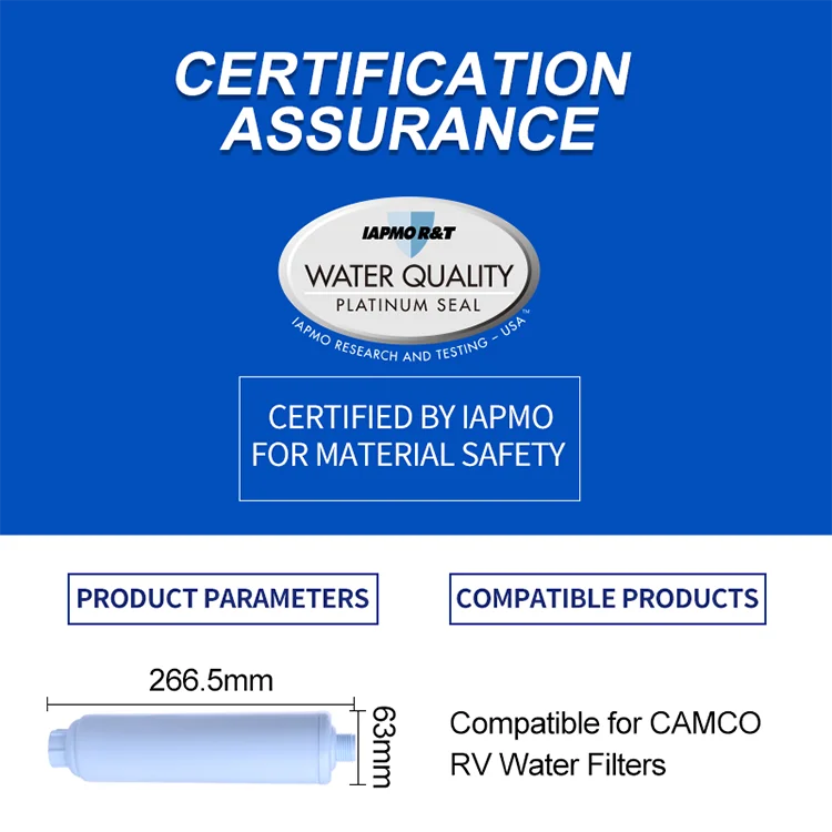 Outdoor rv water purifier system compatible for the 40043 40013 40041 40042 40044 40045 best rv water filter