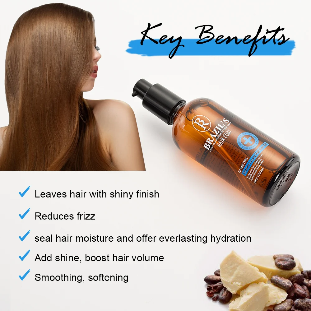 OEM Professional Custom Clarifying Hair Care Set Organic Brazilian Protein Liquid Shampoo For All Hair Types