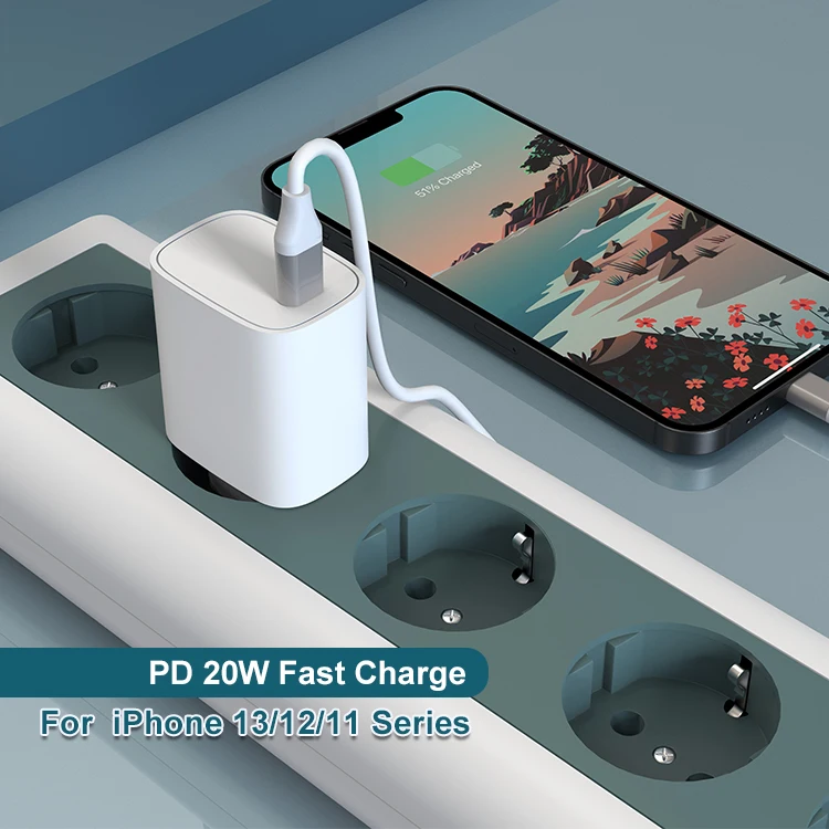 Custom Original I Phone Usb C Usb-c 20w Power Adapter 20 W 25 18 Watt 20watt Charger For Iphone Xr Samsung Uk