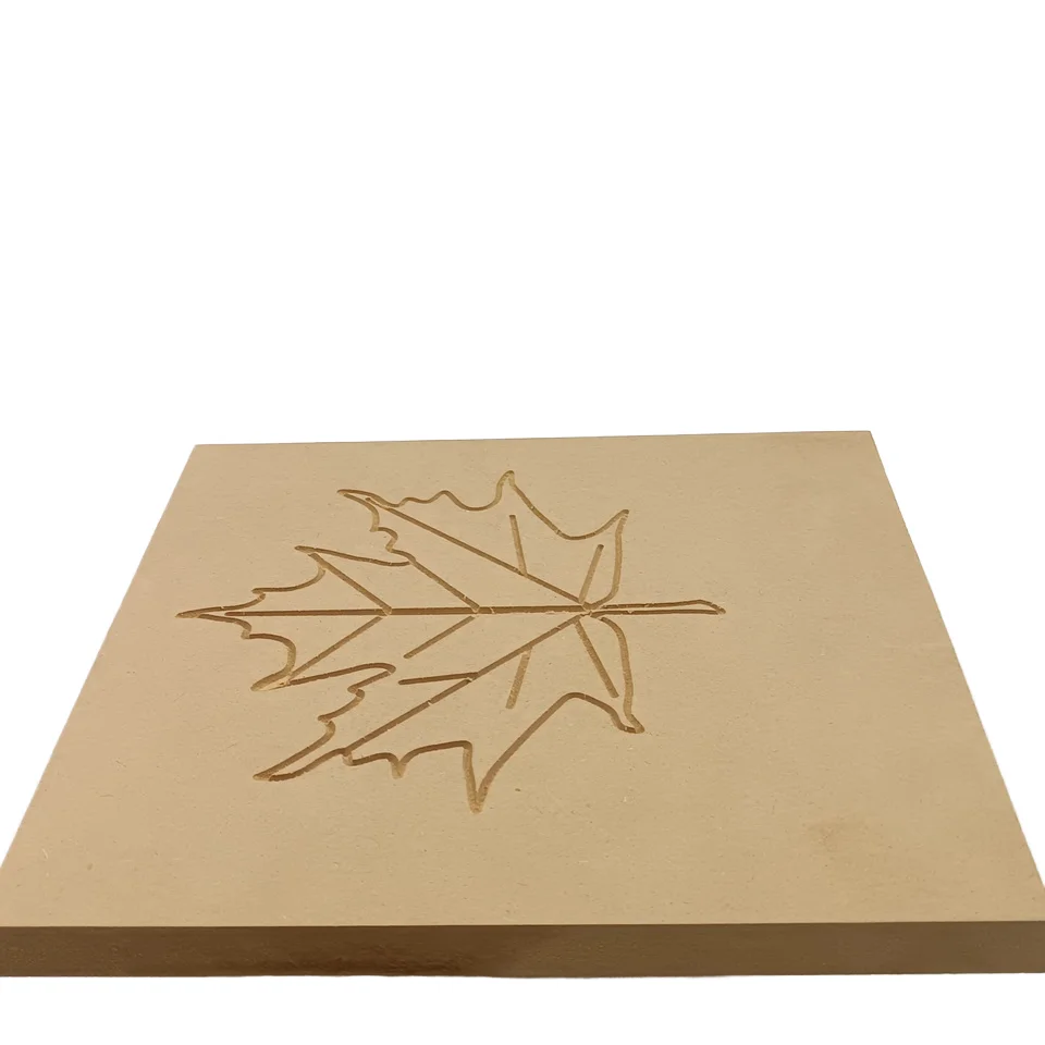 22mm melamin paper and best quality board mixed wood mdf by peeling factory supply directly FOB for carving