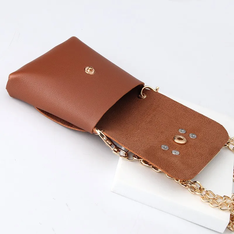 Korean version of casual fashionable mini waist bag Chain small bag ins trendy fashion trend all-match belt waist bag