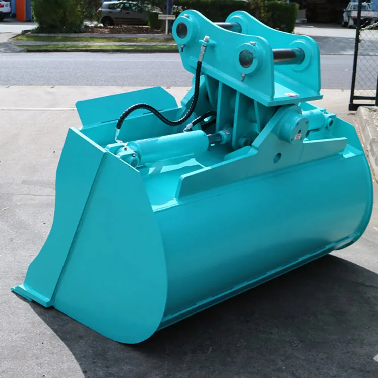 Excavator mud cleaning bucket hydraulic cylinder tilt bucket for EX270 EX285 ZX200