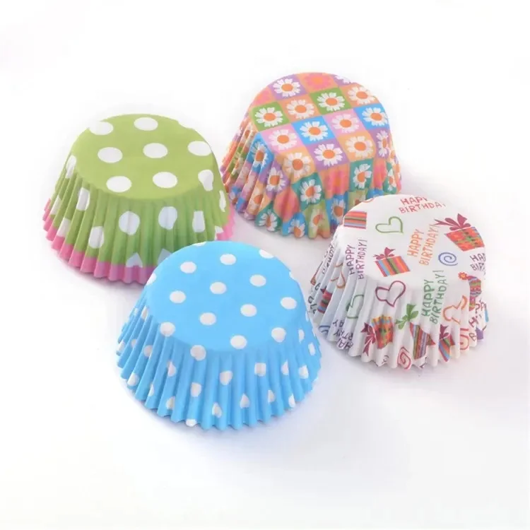 300 Pack Paper Grease Proof Liners Perfect Cups for Cupcakes and Candies muffin cup paper