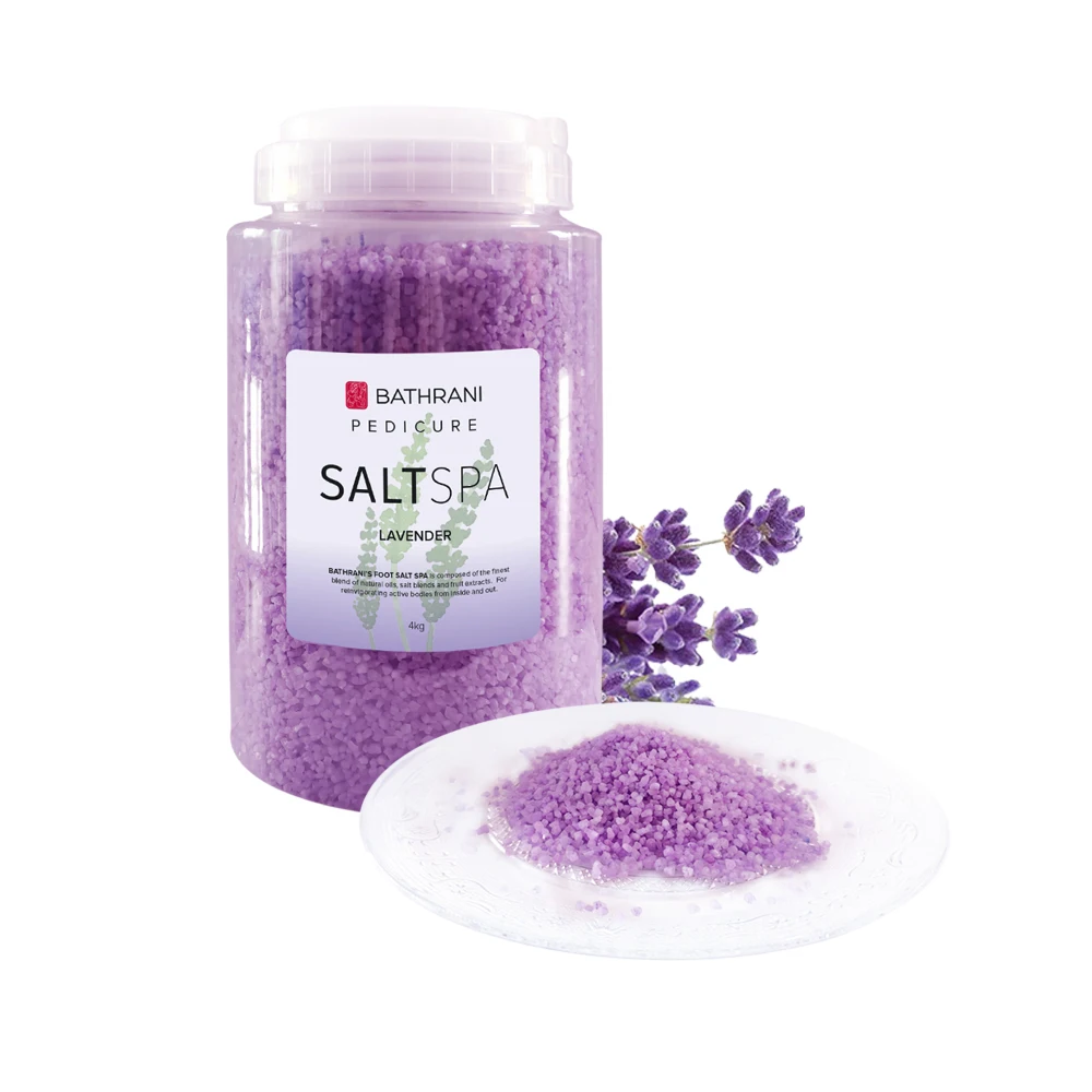 Therapy Bath Salt Pedicure with Lavender Essential Oil Soaking Salts