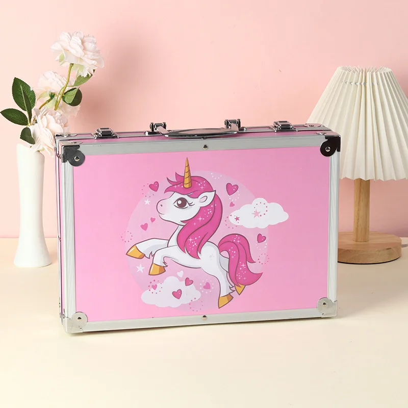 208 pieces Art Supplies produced Oil Pastels Crayons Colored Pencils Markers Painting Drawing Toys Art Set Case