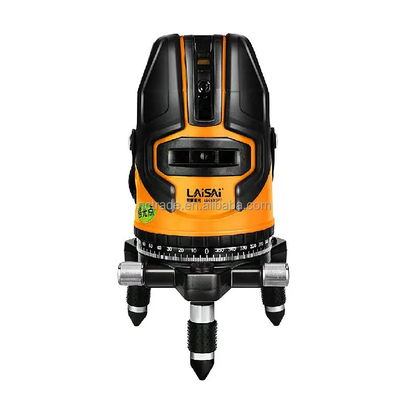 Laisai Line Laser Level Green 3 Dot and 5 Line Laser Level LSG686SPD