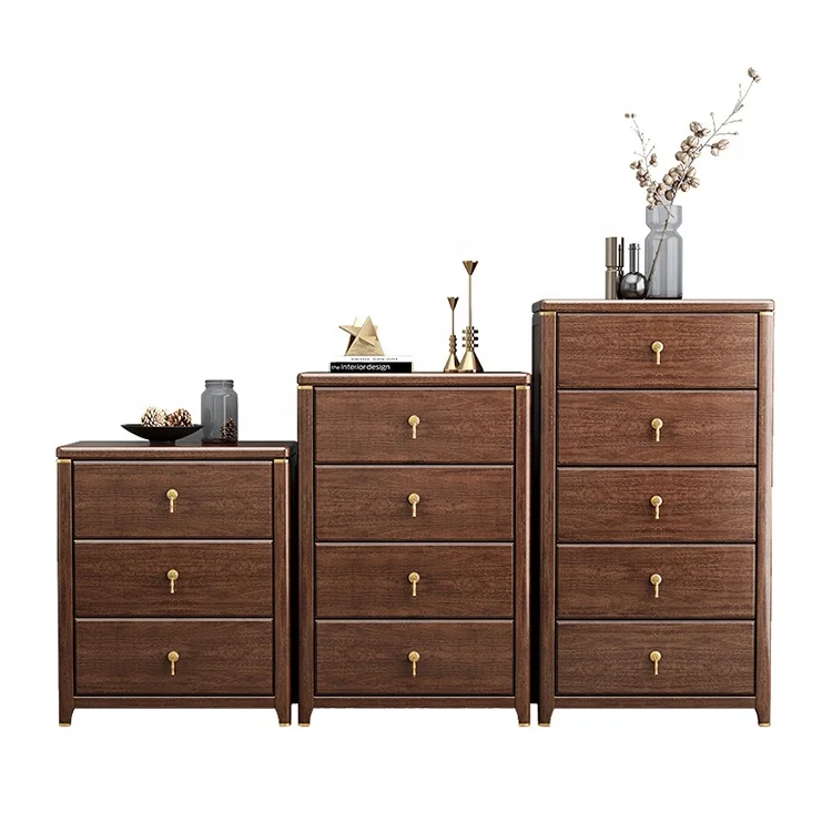 Chest drawer 9 drawers modern solid wood storage living room cabinets chest of drawer