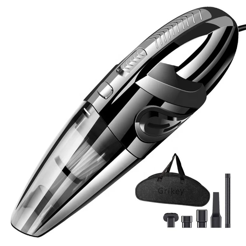 Автомобильный Пылесос Портативный высокомощный Мини Ручной пылесос для влажной и сухой уборки 12 В DC Шнур автоматический пылесос с сумкой