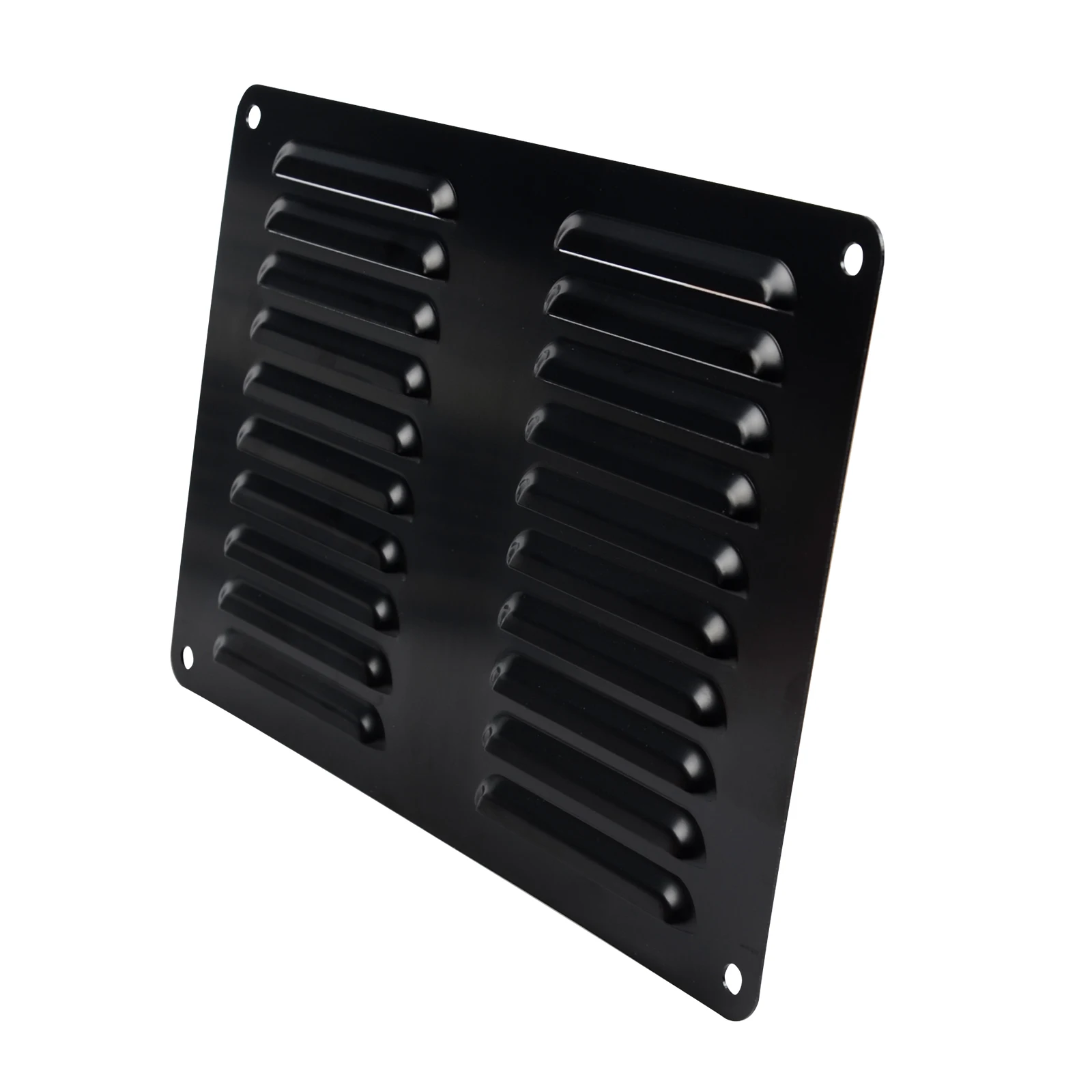 VENTILATION GRILL LOUVRE BLACK 233MM X 148MM CARAVAN RV MOTORHOME AIR VENT PARTS