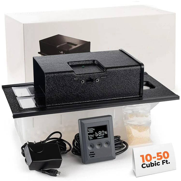 3.0 Cigar Humidor Electric Humidifier For Cigars Glossy Humidor Box Cedar Wood Cigar Case With Hygrometer