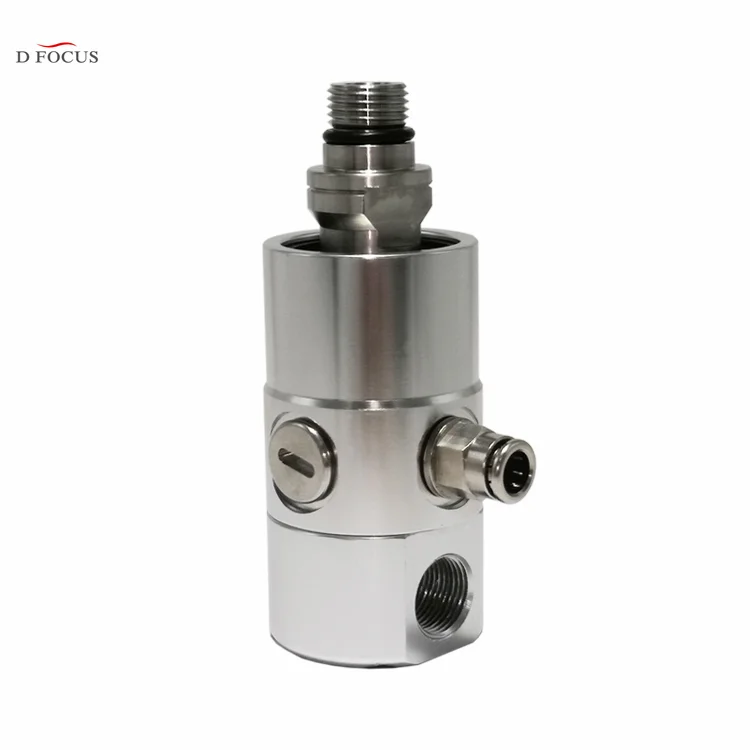 High-speed pneumatic rotary joint for water coolant in the center CNC machine tool spindle