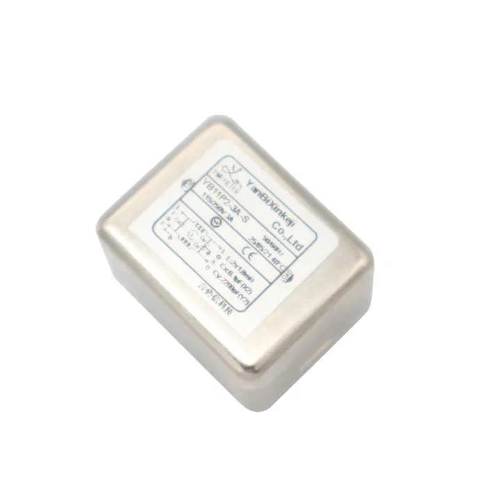 Factory OEM/ODM Metal Shell PCB Filter 1A~6.5A Low Pass Single Phase Filter AC EMI Filter