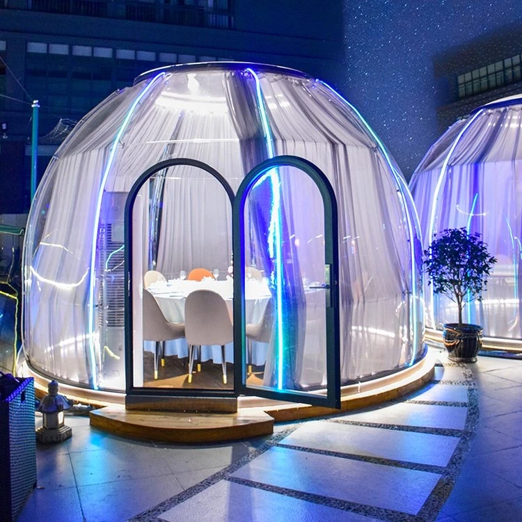 Full House Bubble House Tent Hotel Room Igloo Dome Polycarbonate Prefabricated Dome House