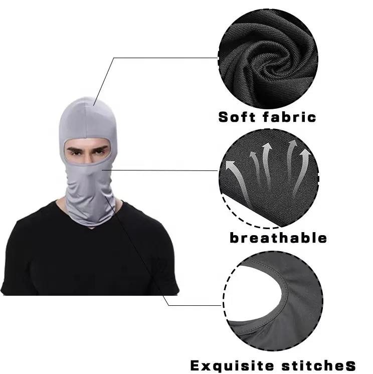 balaclava hot sale custom logo printing Full Face Cover Face Mask ski mask balaclava