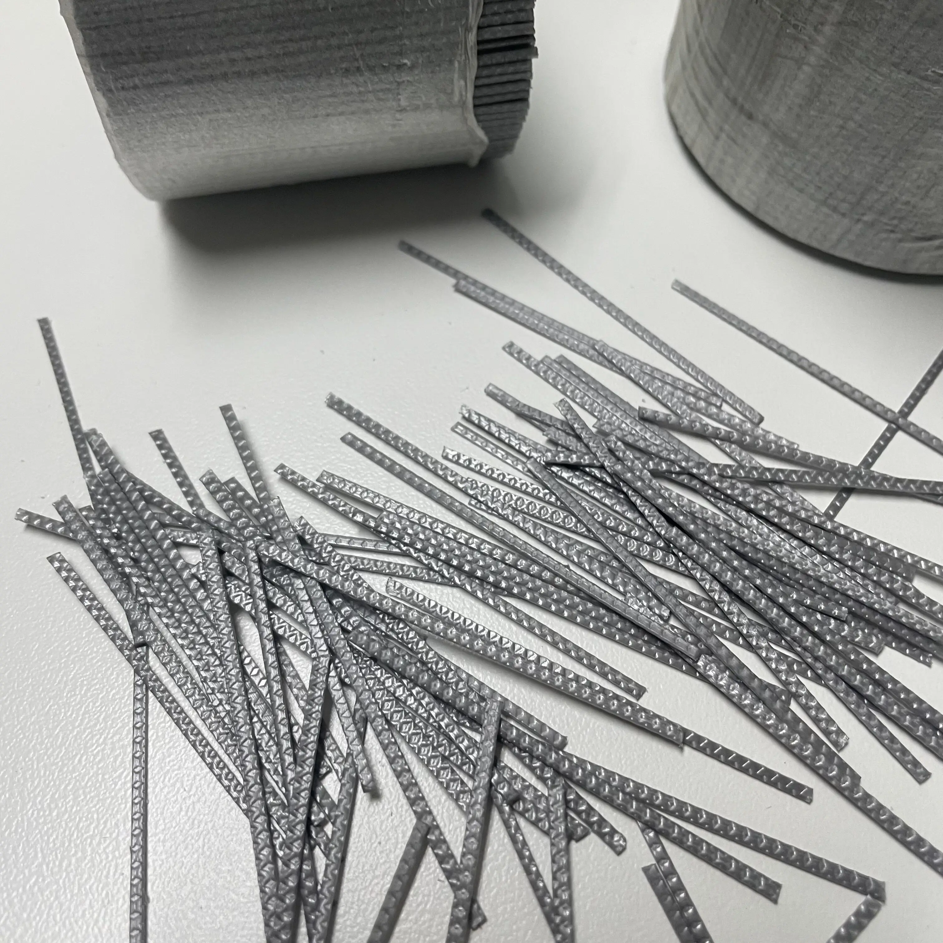 Water-Soluble Film Wrapped PP Synthetic Macro 48mm Polypropylene Fiber for Engineering