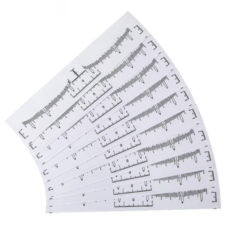 Disposable Ruler Eyebrow Shape Microblading Permanent makeup Tattoo Ruler for Eyebrow design