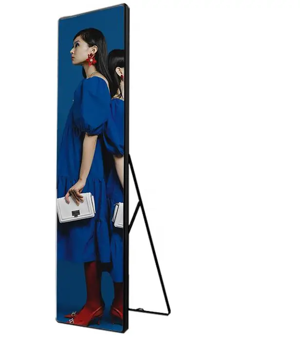 Cdrama lenticular poster indoor slim P1.82 P2 P2.5 655mm*1936mm video mobile phones for shopping mall