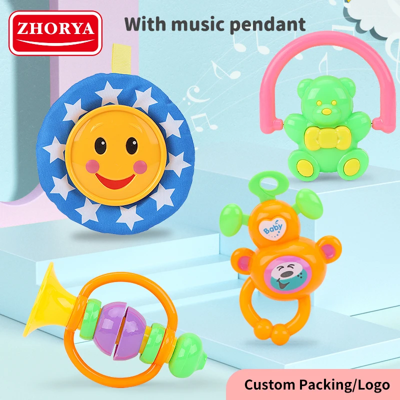 Baby Rectangular Hemming Hanging Toys Baby Soft PlayMat Newborn Sleeping Mat Cartoon Gym Play Mat Blanket Gym Crawling Pad