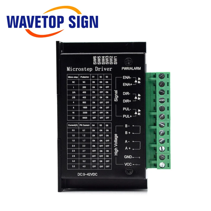  Драйвер шагового двигателя WaveTopSign 42/57/86 TB6600 32 сегмента улучшенная версия 4 0 А 9-42 В постоянного тока