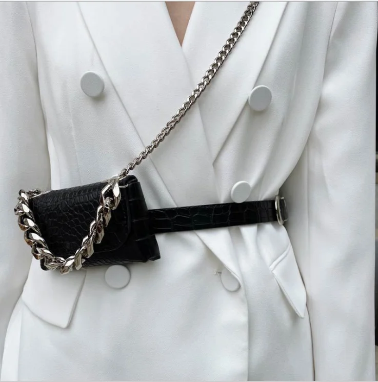 
best seller bags for women Purse crossbody ladies chain mini small fanny pack Disco waist belt bag fashion 
