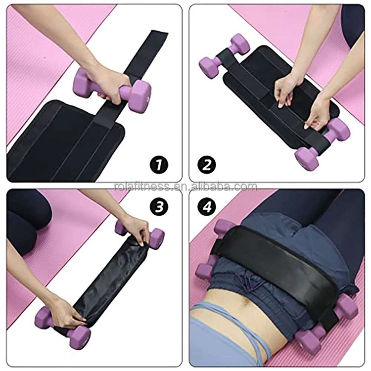 MR Tib Bar Weight Lifting Accessories Gym Hip Thrust Belt Hip thrust pad for weights with Dumbbells