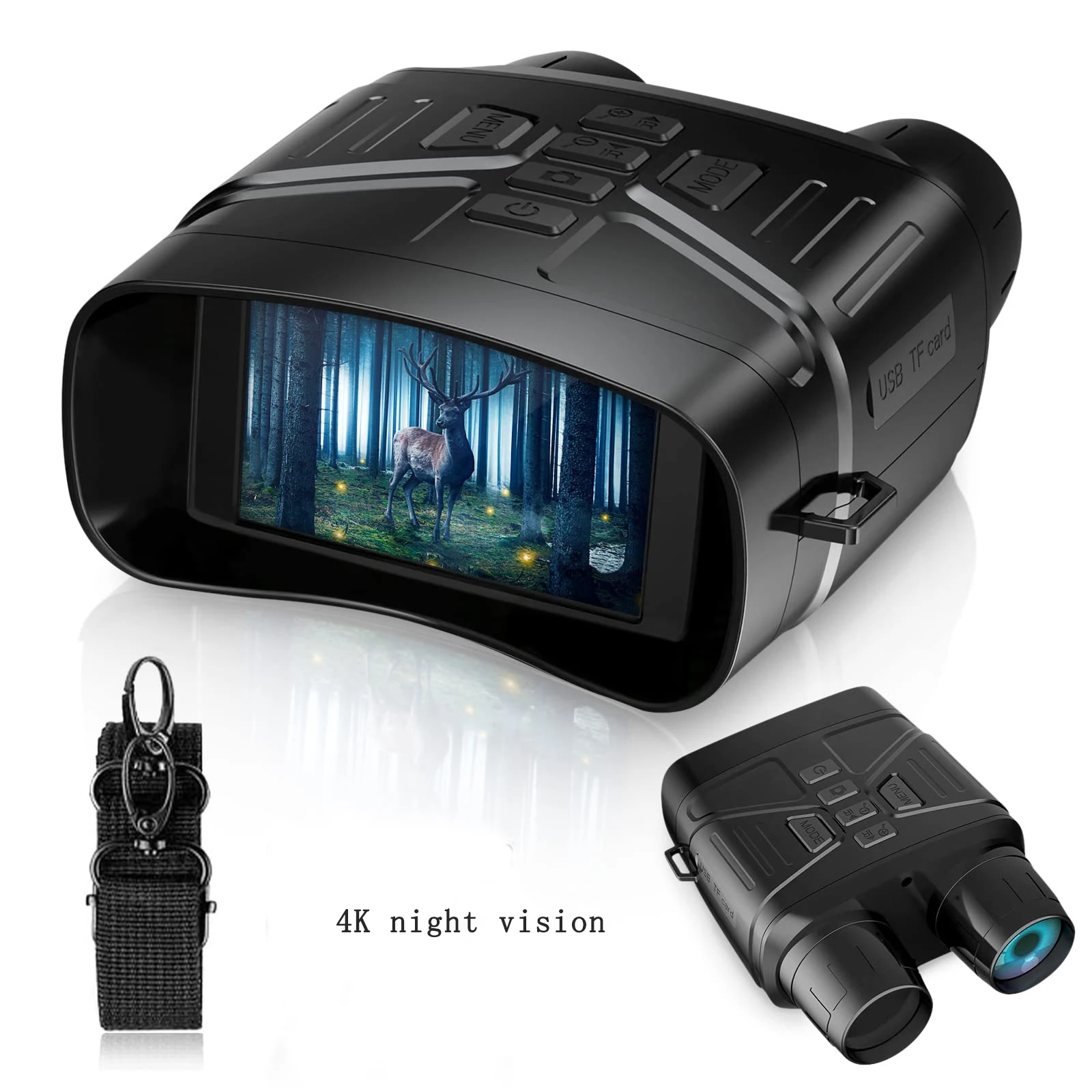 Zoom 200M All Darkness Distance Nightvisioni  Digital 1088P Visao Noturna Camara Termografica Night Vision Binocular
