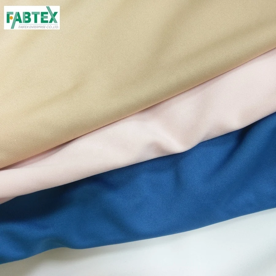 
Sustainable fibers 100 recycle polyester interlock solid knit fabric for lining #DPT-6066R 