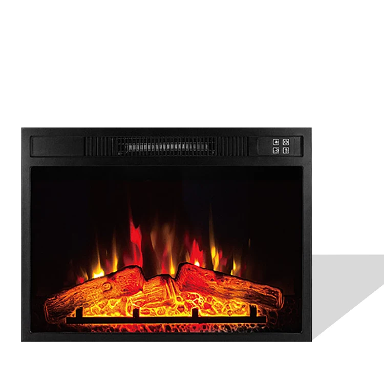 Insert cheminee black led flame daeor electric fireplace logs 220v indoor